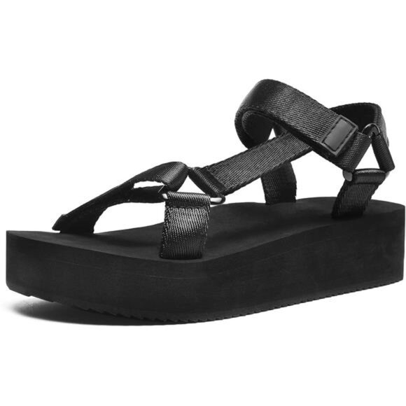 Women's Platform Sport Sandals - Picture 1 of 7